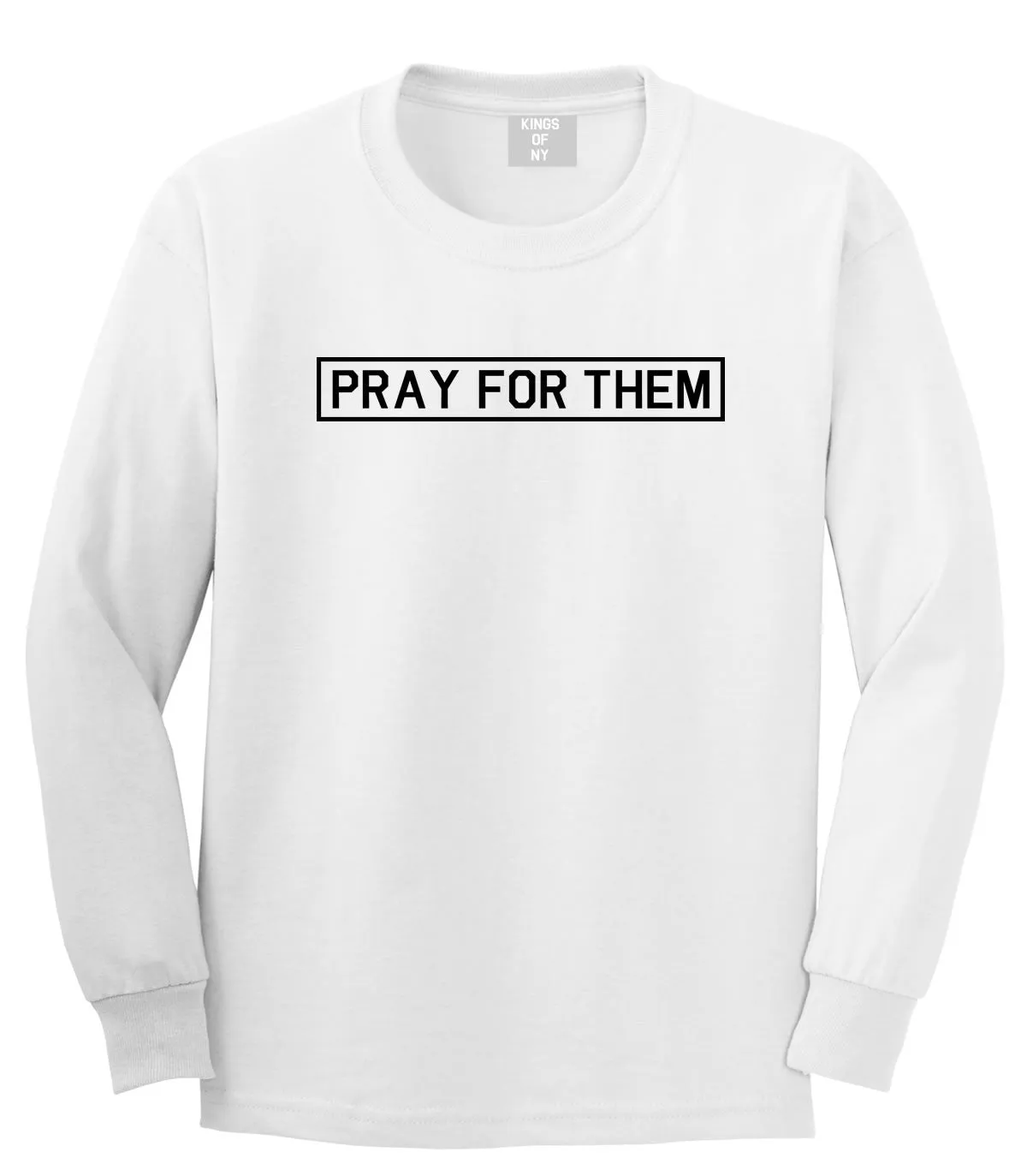 Pray For Them Fall15 Boys Kids Long Sleeve T-Shirt