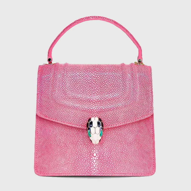 Purchase Best New Unique Style Pink Leather Luxury Bags For Sale