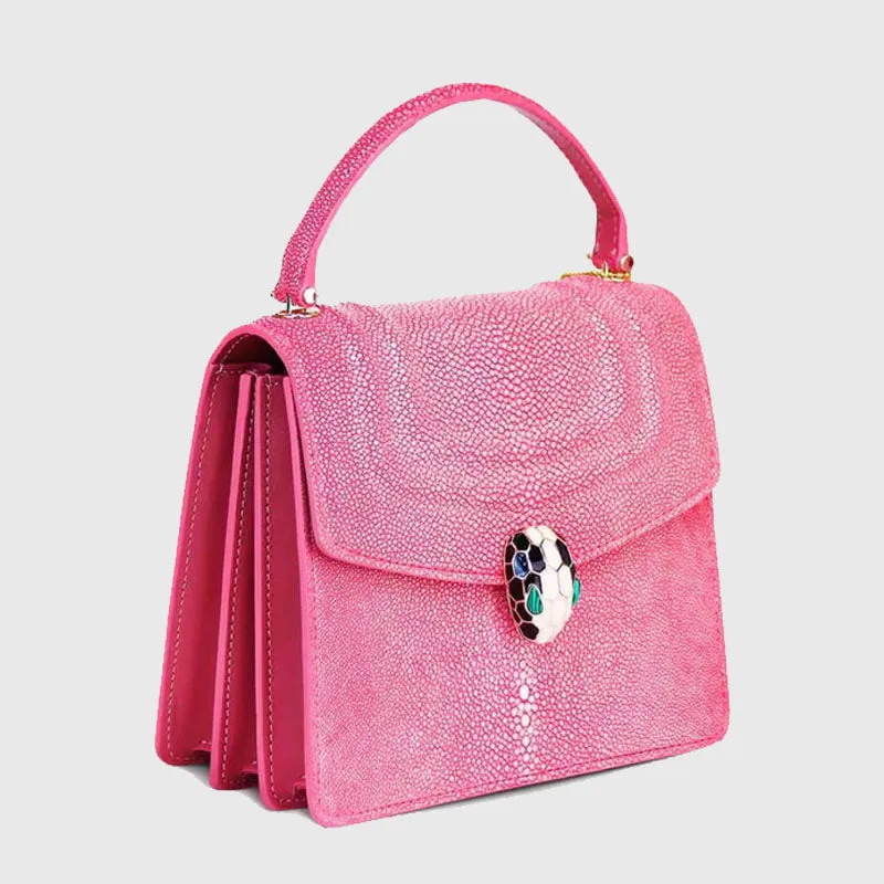 Purchase Best New Unique Style Pink Leather Luxury Bags For Sale