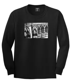 Religious Candles Photography Long Sleeve Boys Kids T-Shirt