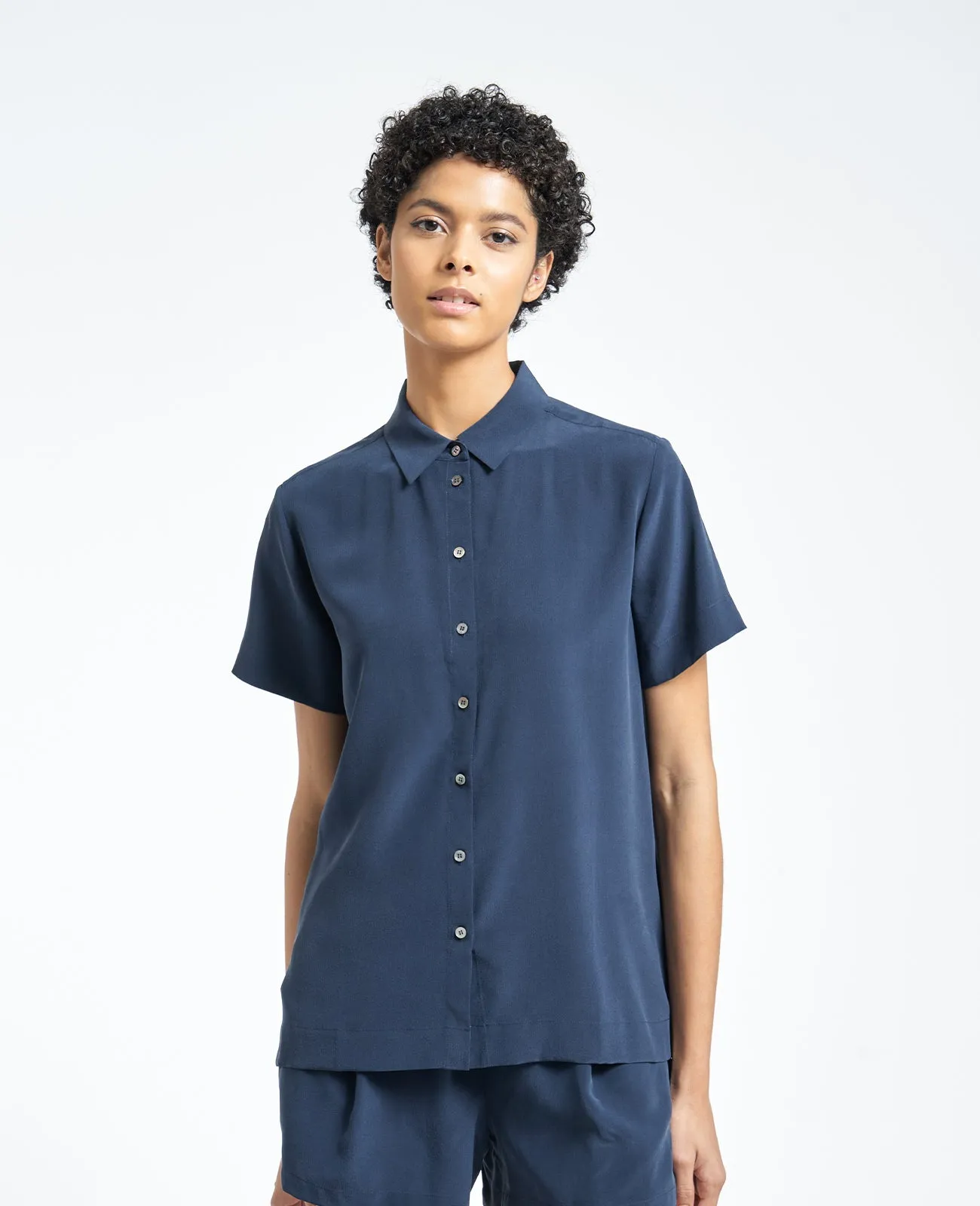 Silk Short Sleeve Shirt