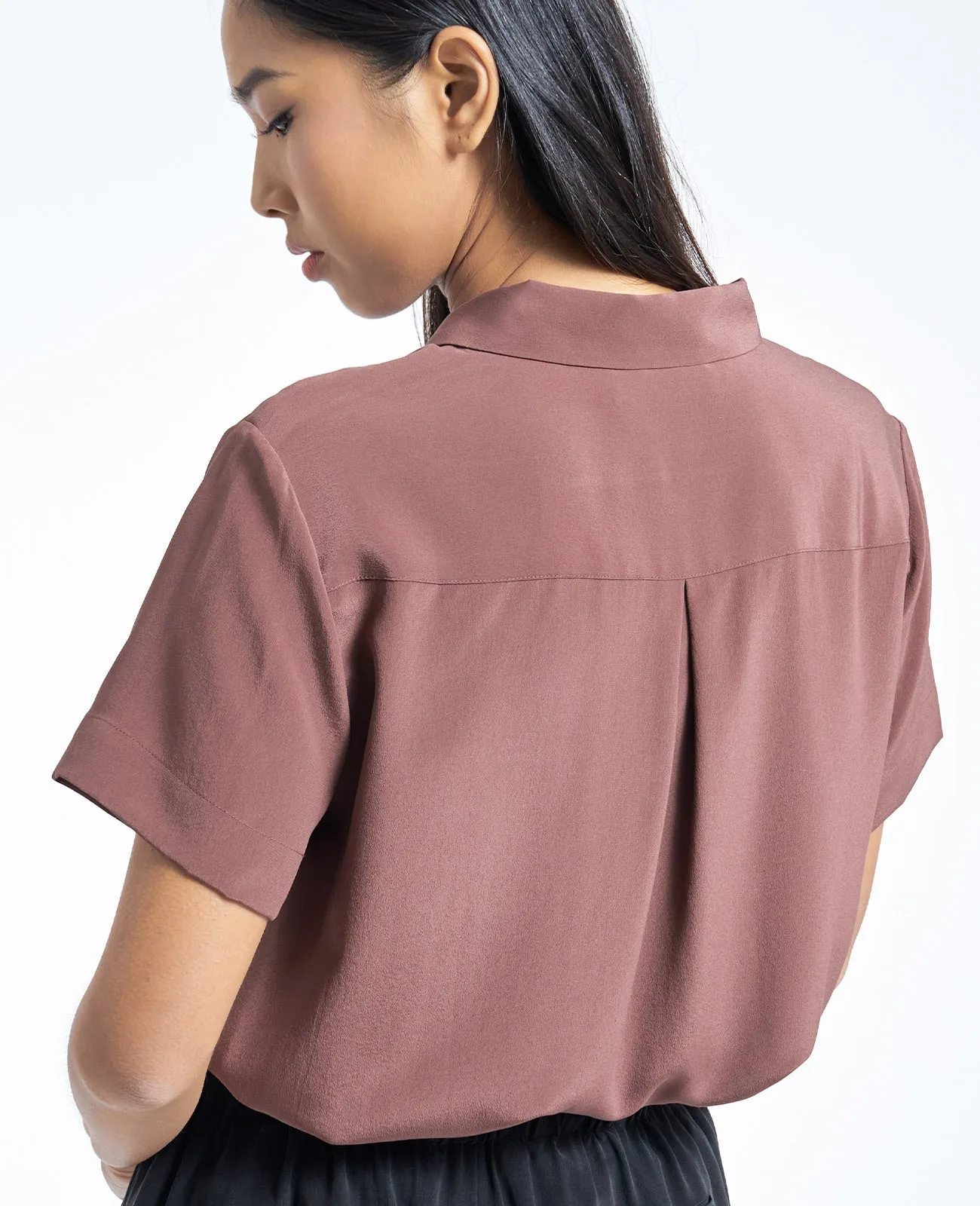 Silk Short Sleeve Shirt