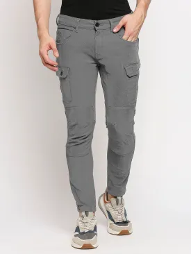 Spykar Men Grey Solid Slim Mid-Rise Jeans (Kano)