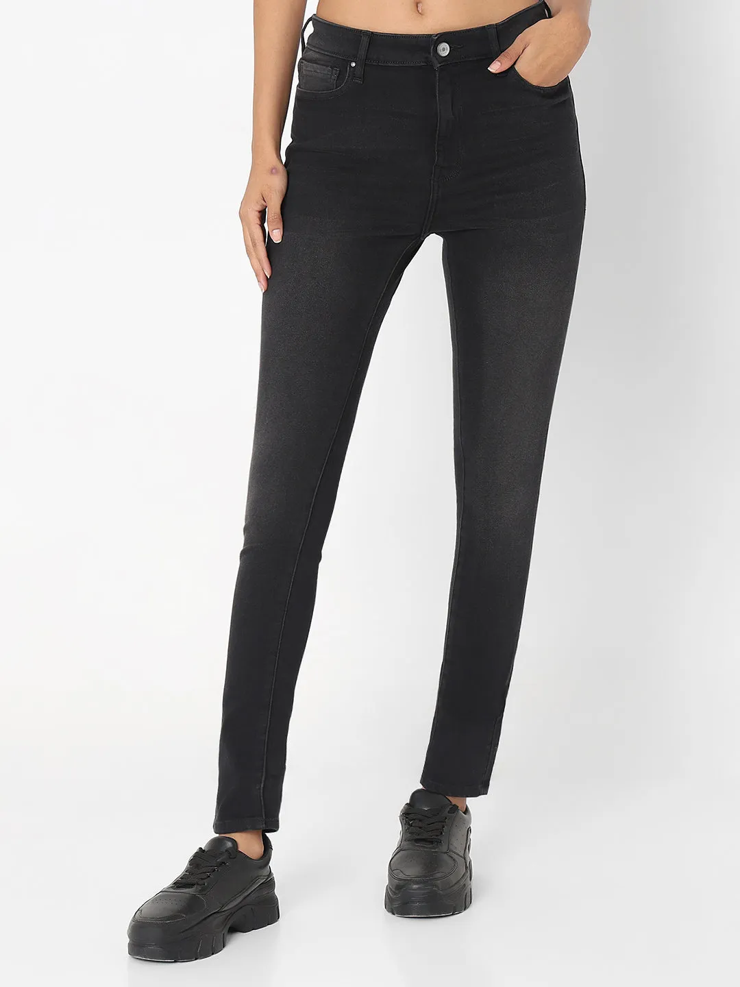 Spykar Women Skinny Fit High Rise Jeans