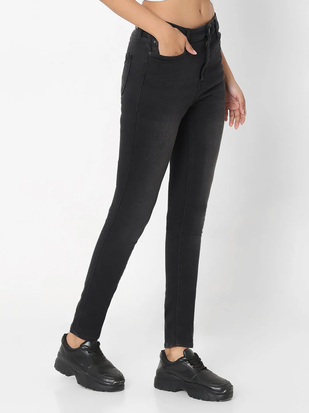 Spykar Women Skinny Fit High Rise Jeans