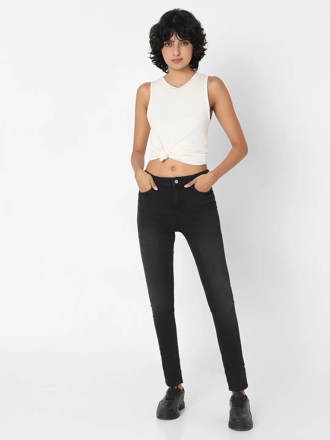 Spykar Women Skinny Fit High Rise Jeans