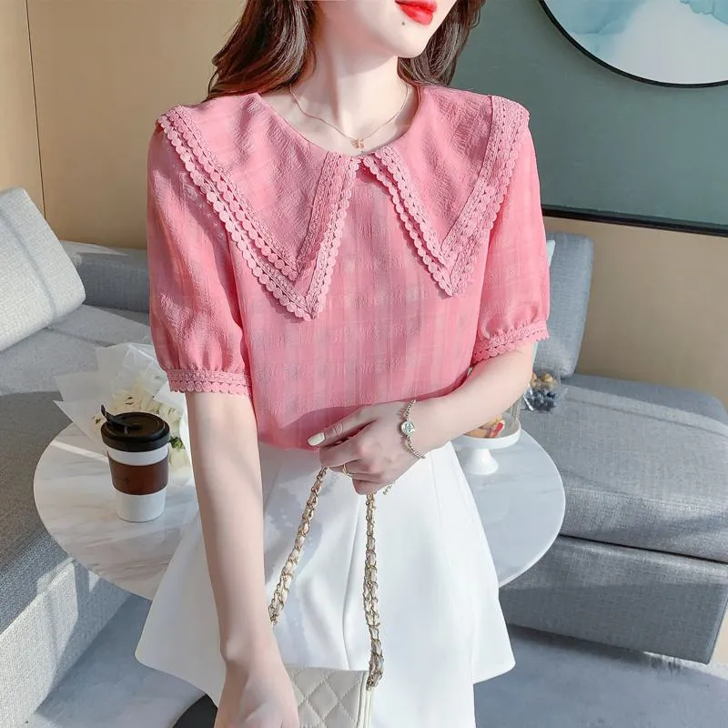 Super Fairy V-Neck Chiffon Blouse