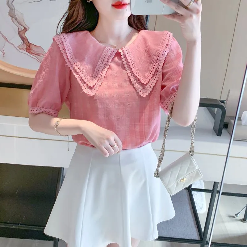 Super Fairy V-Neck Chiffon Blouse