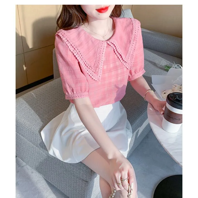 Super Fairy V-Neck Chiffon Blouse