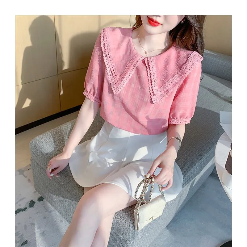 Super Fairy V-Neck Chiffon Blouse