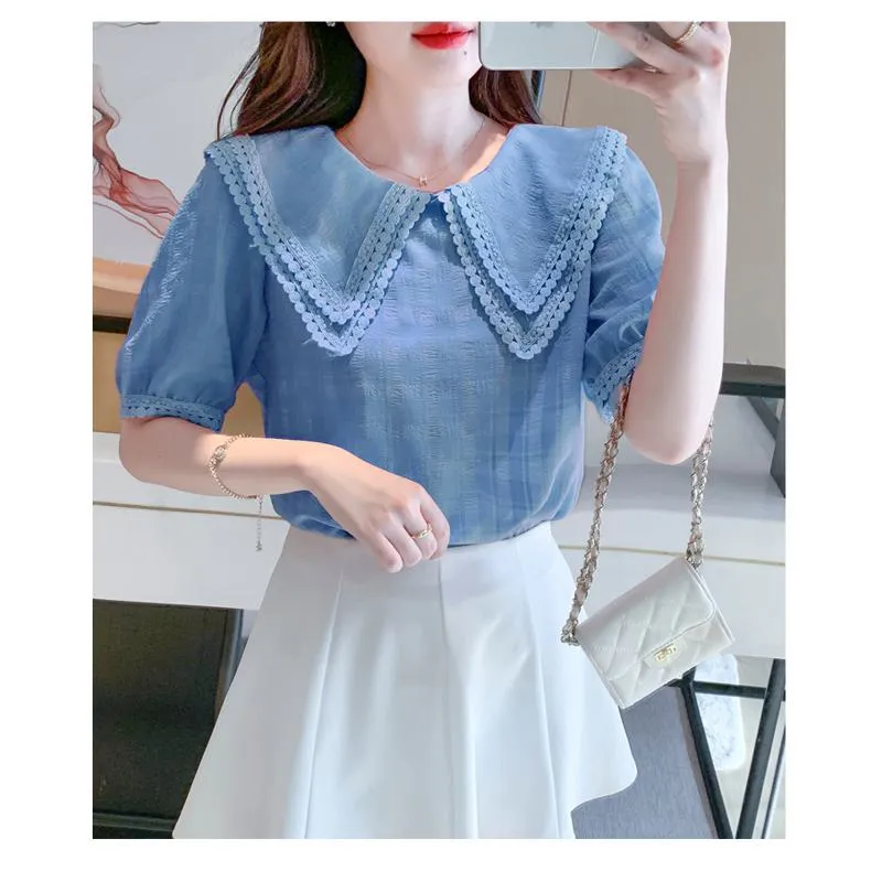 Super Fairy V-Neck Chiffon Blouse