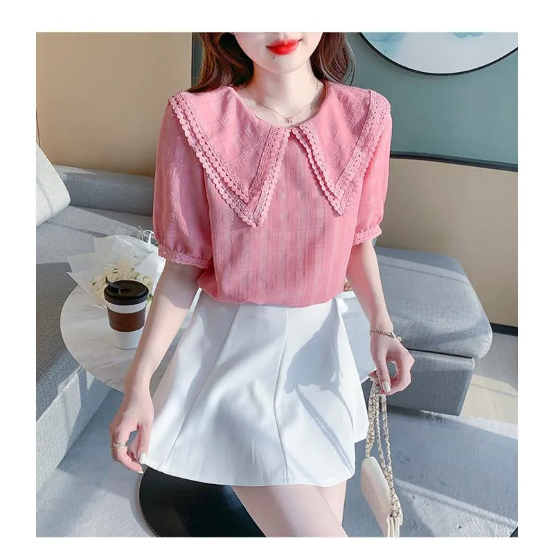 Super Fairy V-Neck Chiffon Blouse