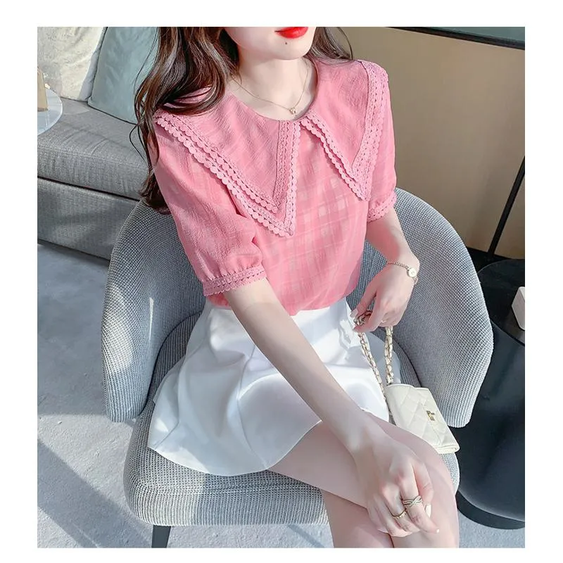 Super Fairy V-Neck Chiffon Blouse