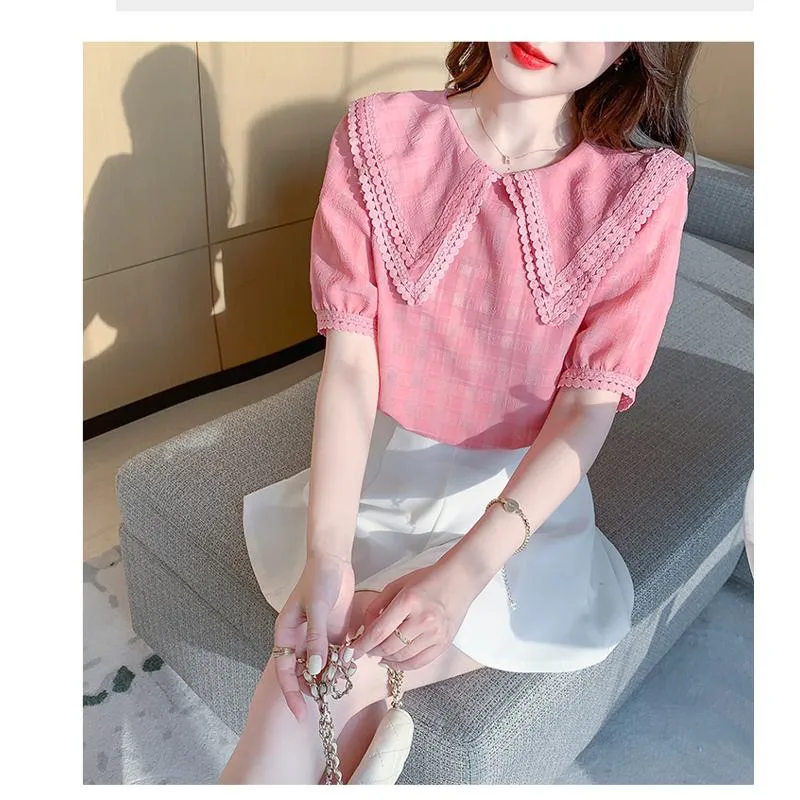 Super Fairy V-Neck Chiffon Blouse