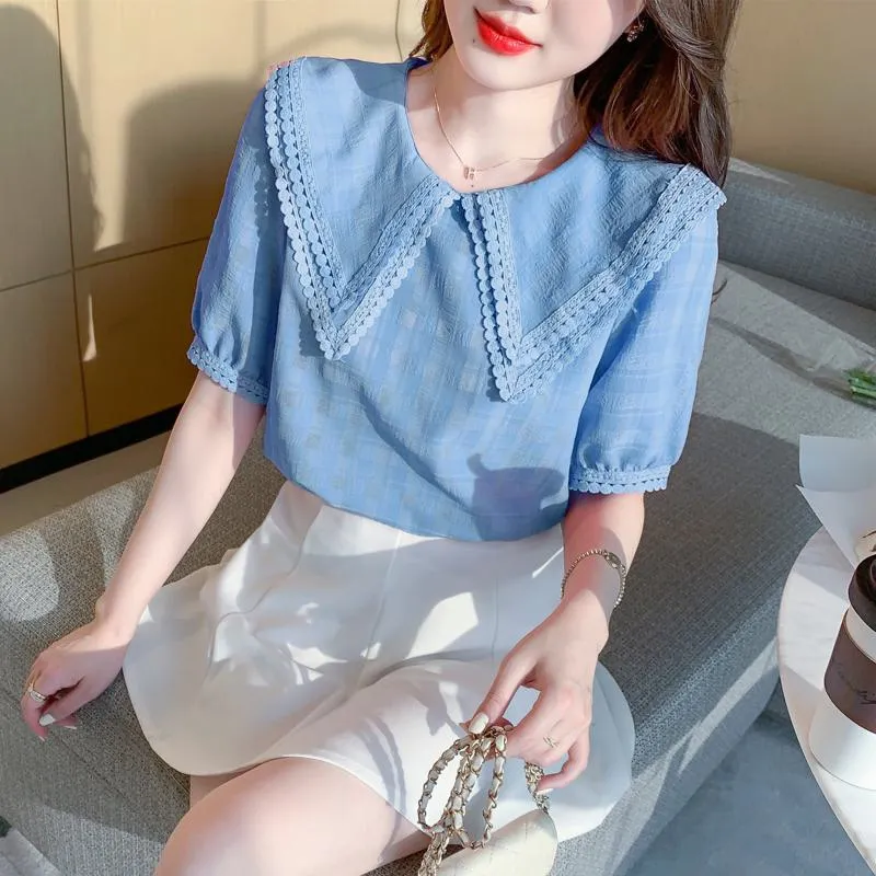 Super Fairy V-Neck Chiffon Blouse