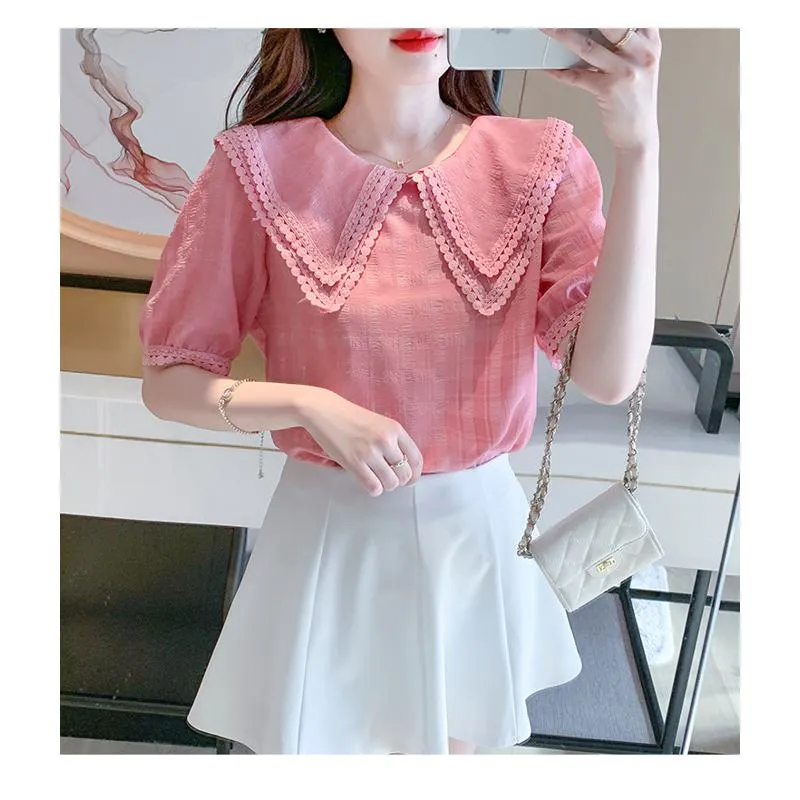 Super Fairy V-Neck Chiffon Blouse