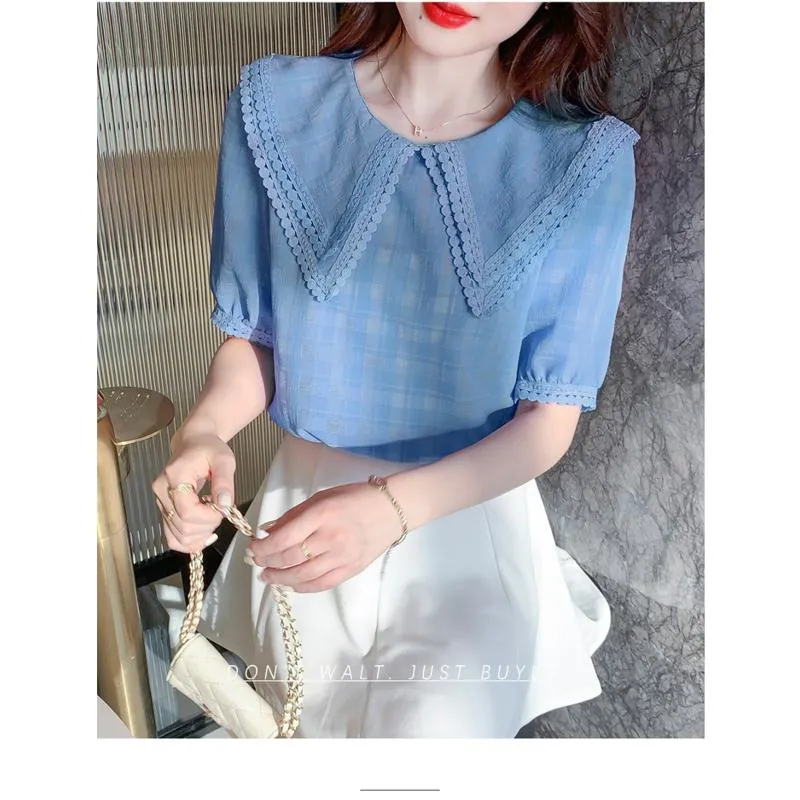 Super Fairy V-Neck Chiffon Blouse