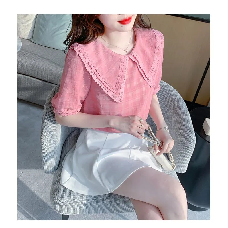 Super Fairy V-Neck Chiffon Blouse