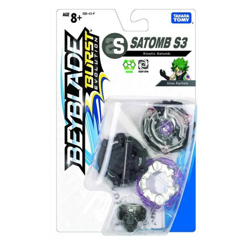 Takaratomy Beyblade Burst Evolution Kinetic Satomb S3