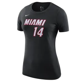 Tyler Herro Nike Icon Black Name & Number Women's Tee