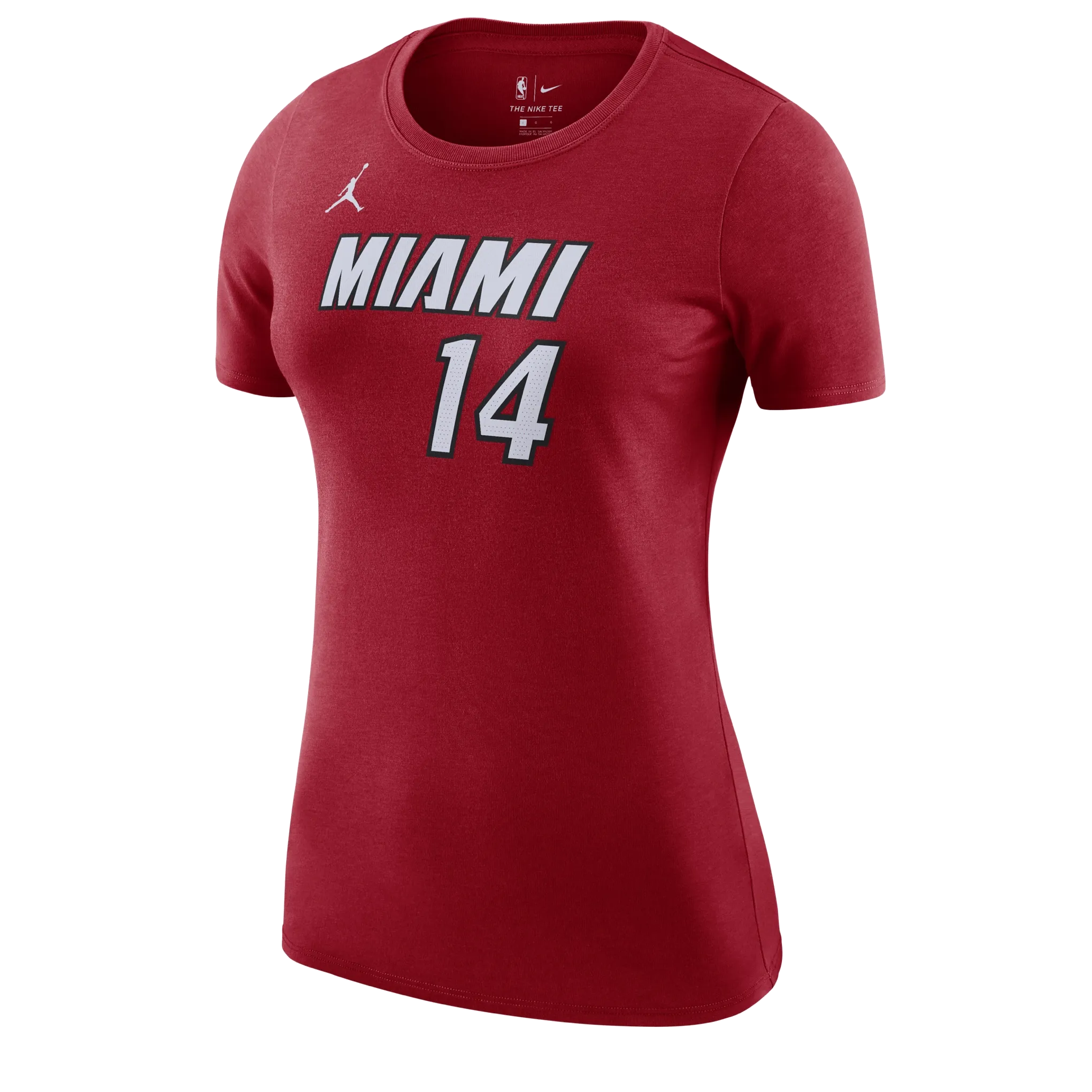 Tyler Herro Nike Jordan Brand Statement Red Name & Number Women's Tee