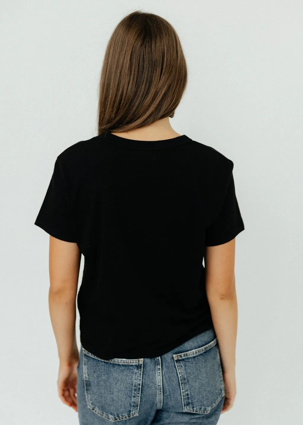 Velvet Leigh Top in Black