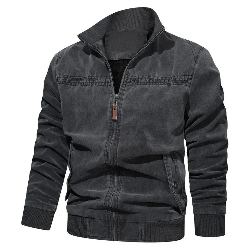 Wiaofellas  -  Men Streetwear Causal Jackets And Coats Men's Windbreaker Overcoat Mens Clothing