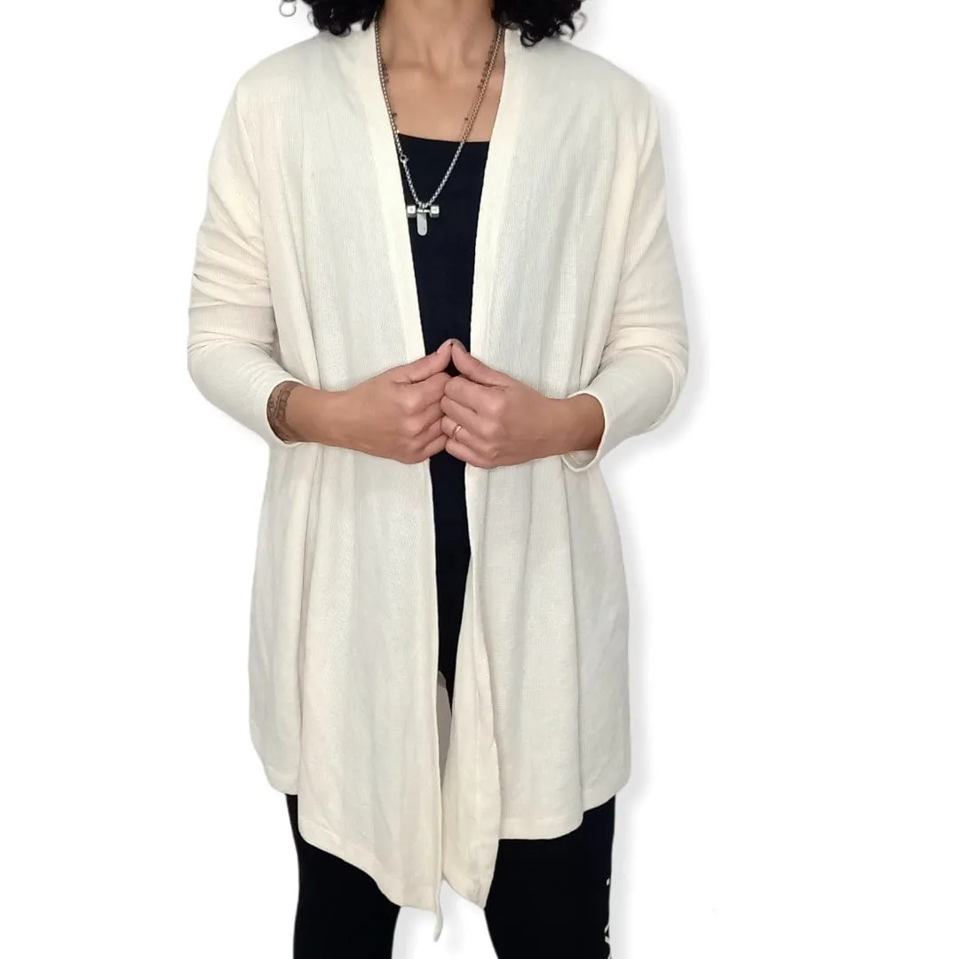 Women Cotton Cardigan - Off-White