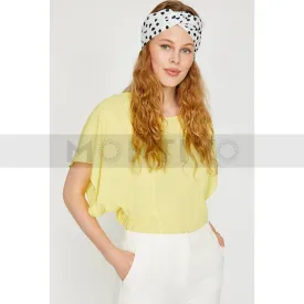 Women Yellow Top